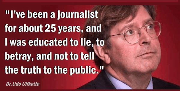 Udo Ulfkotte: Οι δημοσιογράφοι πλρώνονται απο την CIA για να λένε ψέματα στο κοινό!