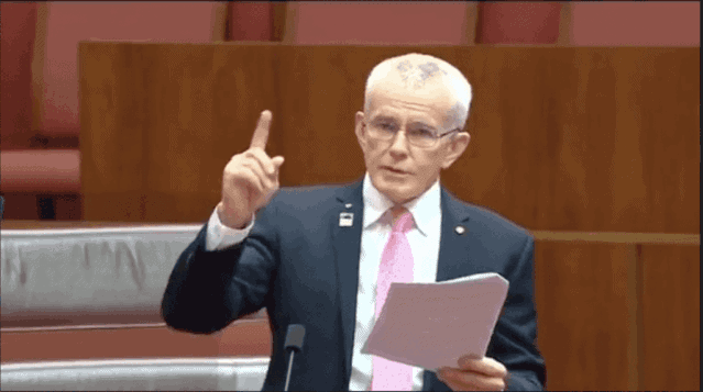 Αυστραλός γερουσιαστής Malcolm Roberts: «Έρχεται δυστοπικό μέλλον θεμελιωμένο στην άγνοια, την αδράνεια και τη συμμόρφωση των πολιτών»! (βίντεο)