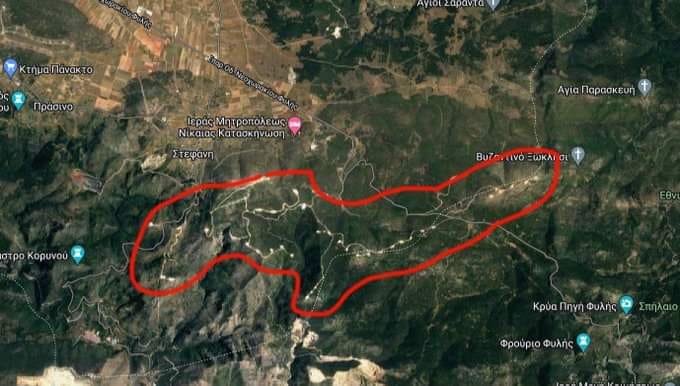 Σήμερα ΑΚΡΙΒΩΣ πάνω στις καμένες εκτάσεις υπάρχουν 30 ανεμογεννήτριες!