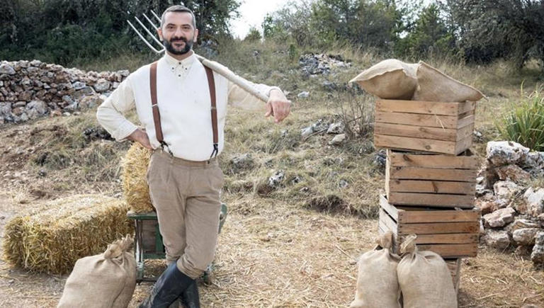 Παίκτης ριάλιτι στην συνάντηση με τους αγρότες